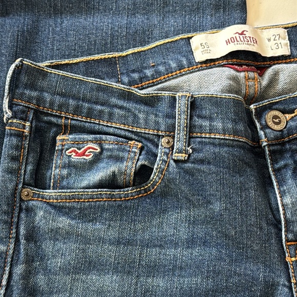 Hollister Blue Boot Cut Jeans Classic Style size 27 - Picture 5 of 5